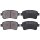 Brake pad set with acoustic wear warning 15.5 mm A.B.S. for SUZUKI