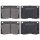 Brake pad set without wear sensor 16 mm A.B.S. for JAGUAR XJ and others