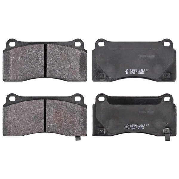 Brake pad set with acoustic wear warning 18 mm A.B.S. for NISSAN GT-R
