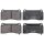 Brake pad set with acoustic wear warning 18 mm A.B.S. for NISSAN GT-R