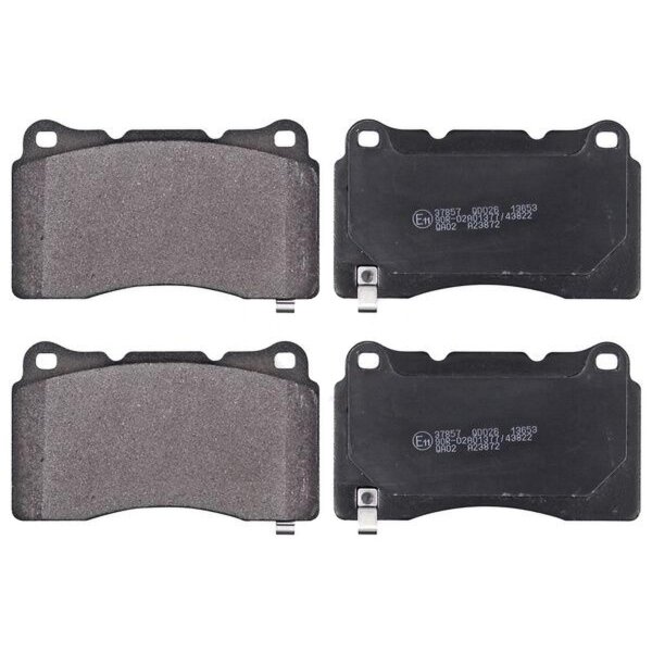 Brake pad set with wear warning 15.4 mm A.B.S. for e.g. SAAB 9-5