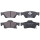 Brake pad set with wear warning 18.1 mm A.B.S. for e.g. JEEP GRAND