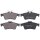 Brake pad set without wear sensor 16.6 mm A.B.S. for PEUGEOT 508 and others
