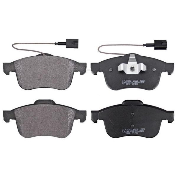 Brake pad set with wear sensor 20.3 mm A.B.S. for e.g. ALFA ROMEO GIULIETTA