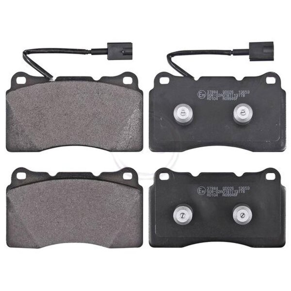 Brake pad set with wear sensor 16 mm A.B.S. for e.g. ALFA ROMEO GIULIETTA