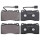 Brake pad set with wear sensor 16 mm A.B.S. for e.g. ALFA ROMEO GIULIETTA