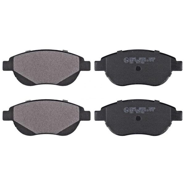Brake pad set without wear sensor 19 mm A.B.S. for CITROËN C4 and others