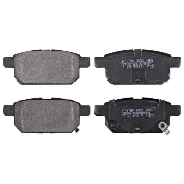 Brake pad set with wear warning 14.4 mm A.B.S. for SUZUKI VITARA and others