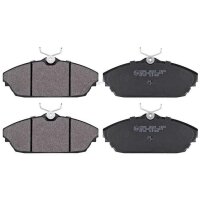 Brake pad set without integrated wear sensor 17.1 mm...