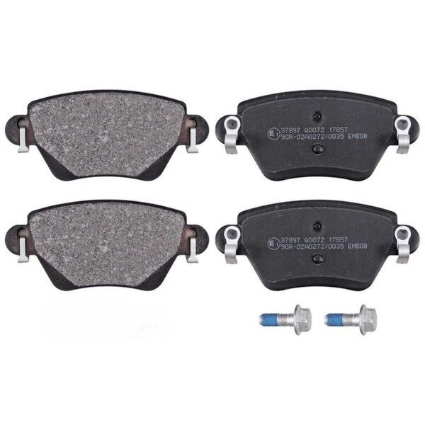 Bremsbelagsatz mit Verschleißwarnung 16,9 mm A.B.S. für u.a. RENAULT KANGOO