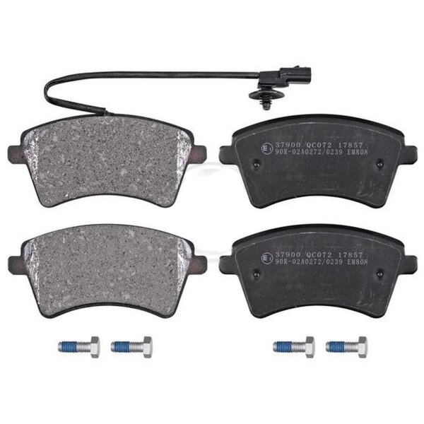 Bremsbelagsatz mit Verschleißsensor 18,8 mm A.B.S. für u.a. RENAULT KANGOO