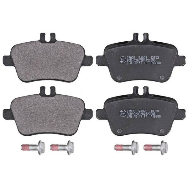 Brake pad set for wear warning indicator 18.5 mm A.B.S. for e.g. MB B-CLASS