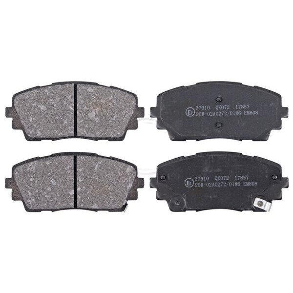 Brake pad set with acoustic wear warning 16.5 mm A.B.S. for KIA PICANTO