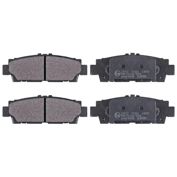 Brake pad set with wear warning 15.6 mm A.B.S. for LEXUS ES and others