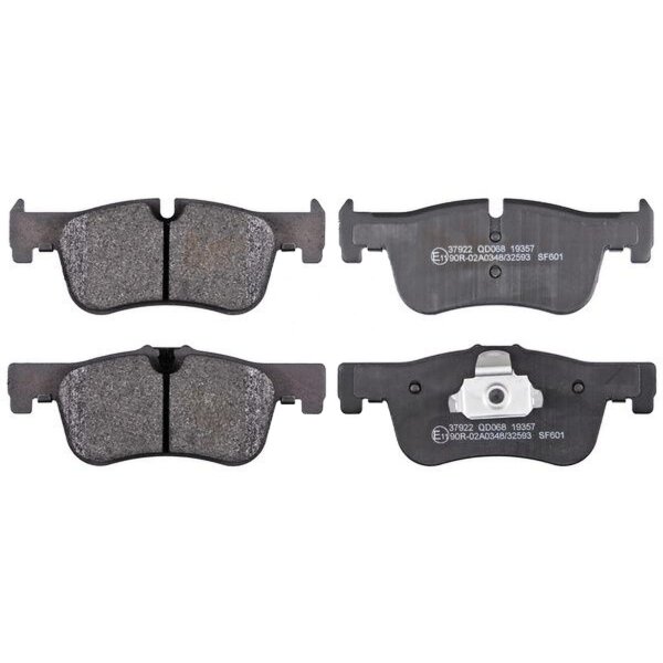 Brake pad set for wear warning indicator 18.3 mm A.B.S. for BMW 1 Series