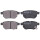 Brake pad set with acoustic wear warning 15 mm A.B.S. for e.g. EVO EVO 3