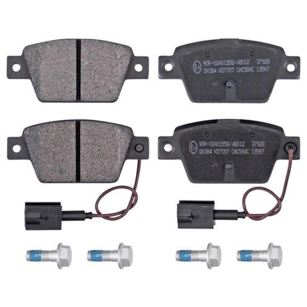Brake pad set incl. wear warning contact 17.6 mm A.B.S. for FIAT BRAVO