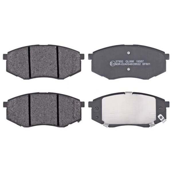 Brake pad set with wear warning 17.7 mm A.B.S. for HYUNDAI ix20 and others