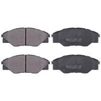 Brake pad set without wear sensor 15.6 mm A.B.S. for...