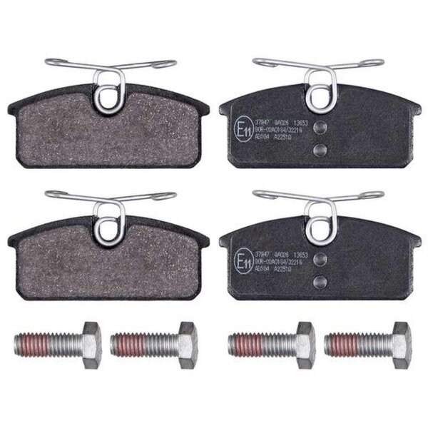 Brake pad set not for wear warning indicator 9.8 mm A.B.S. for RENAULT TWIZY