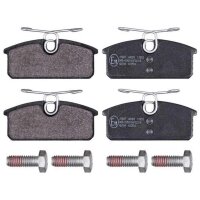 Brake pad set not for wear warning indicator 9.8 mm...