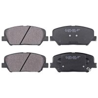 Brake pad set with wear warning 17.6 mm A.B.S. for KIA...