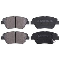 Brake pad set with wear warning 17.7 mm A.B.S. for KIA...