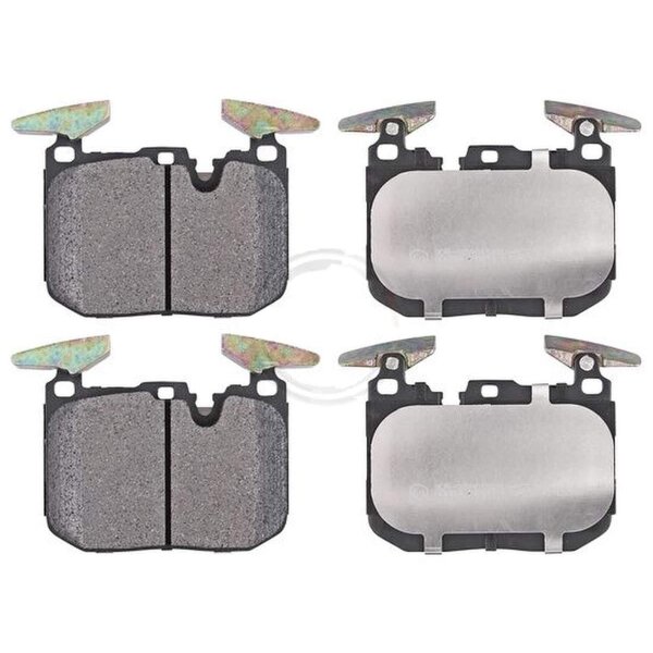 Brake pad set for wear warning indicator 18.2 mm A.B.S. for BMW 1 Series