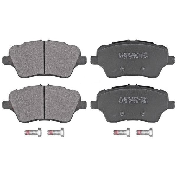 Brake pad set with wear warning 16.7 mm A.B.S. for FORD FIESTA and others
