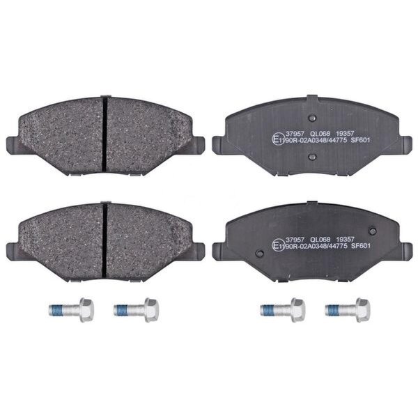 Brake pad set without wear sensor 17.8 mm A.B.S. for SKODA FABIA and others