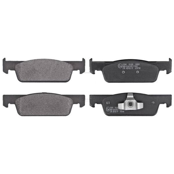 Brake pad set without wear sensor 17.4 mm A.B.S. for e.g. RENAULT TWINGO