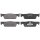 Brake pad set without wear sensor 17.4 mm A.B.S. for e.g. RENAULT TWINGO