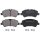 Brake pad set for wear warning indicator 17.6 mm A.B.S. for FORD TRANSIT