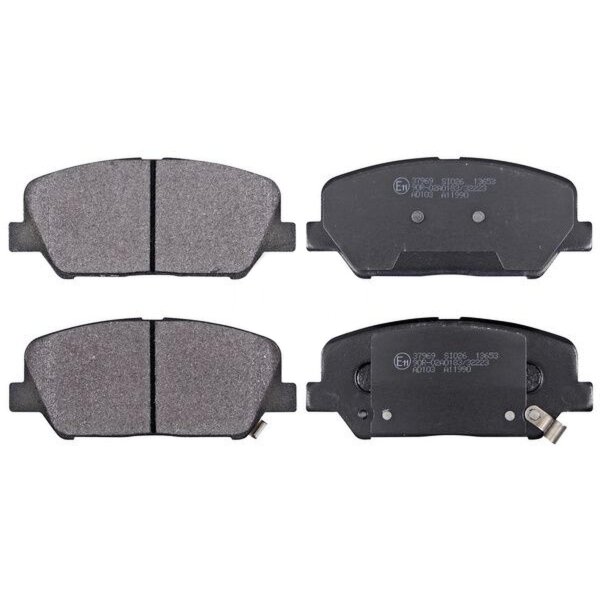 Brake pad set with wear warning 16.9 mm A.B.S. for HYUNDAI GENESIS and others