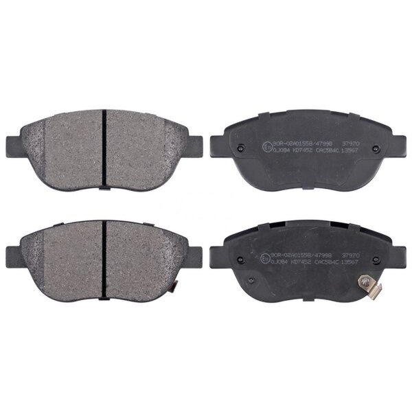 Brake pad set with acoustic wear warning 19.2 mm A.B.S. for FIAT 500L