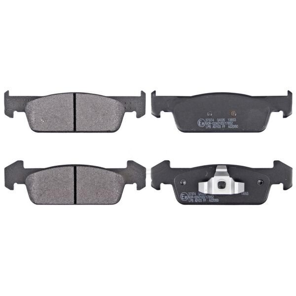 Brake pad set without wear sensor 17.4 mm A.B.S. for DACIA SANDERO and others
