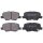 Bremsbelagsatz mit Verschleißwarnung 14,3 mm A.B.S. für u.a. MITSUBISHI ASX