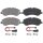 Brake pad set incl. wear warning contact 17 mm A.B.S. for FORD TRANSIT