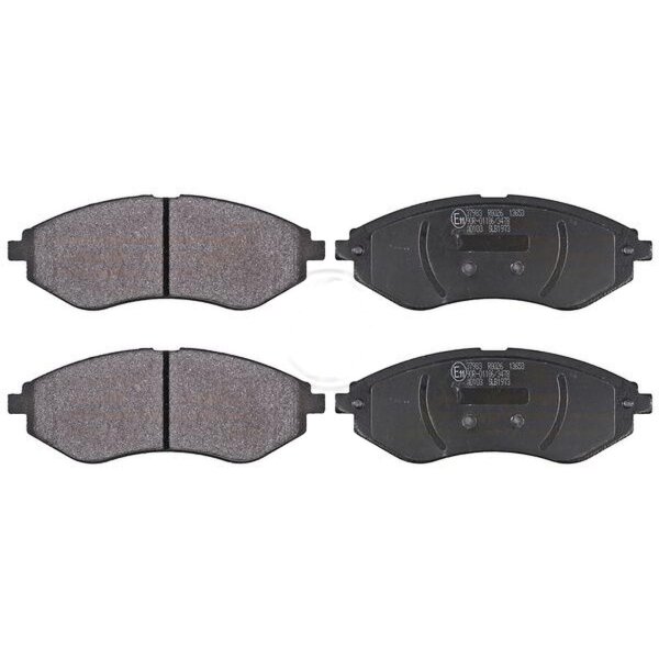 Brake pad set with wear warning 17.6 mm A.B.S. for CHEVROLET AVEO and others