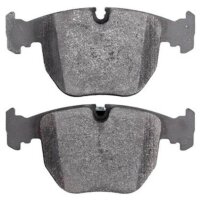Brake pad set for wear warning indicator prepared 17.5 mm...