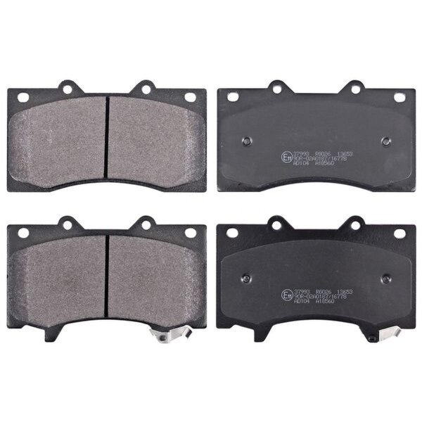 Brake pad set with wear warning 17.8 mm A.B.S. for NISSAN PATROL
