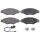 Brake pad set incl. wear warning contact 18 mm A.B.S. for RENAULT KANGOO