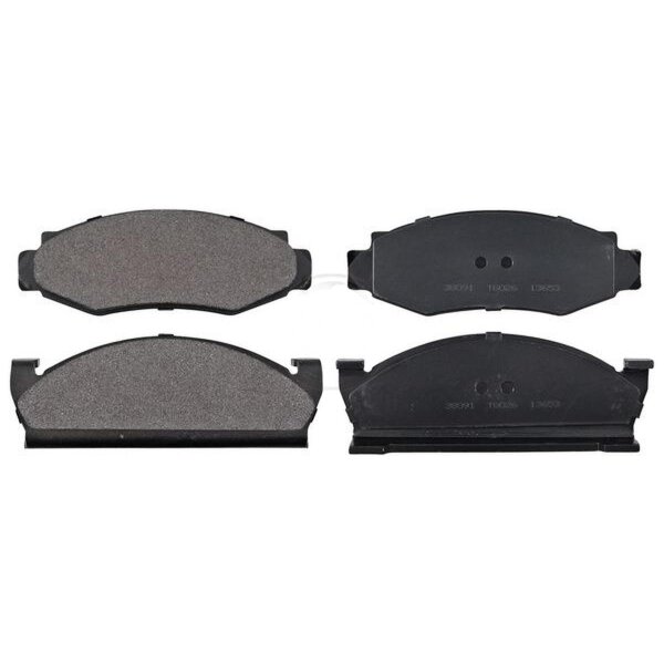 Brake pad set without integrated wear sensor 14 mm A.B.S. for JEEP CJ5