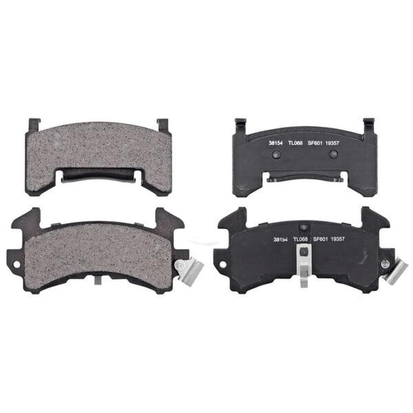 Brake pad set with wear warning 15 mm A.B.S. for CHEVROLET CAMARO and others