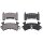 Brake pad set with wear warning 15 mm A.B.S. for CHEVROLET CAMARO and others