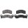 Brake pad set without wear sensor 16.6 mm A.B.S. for FORD and others