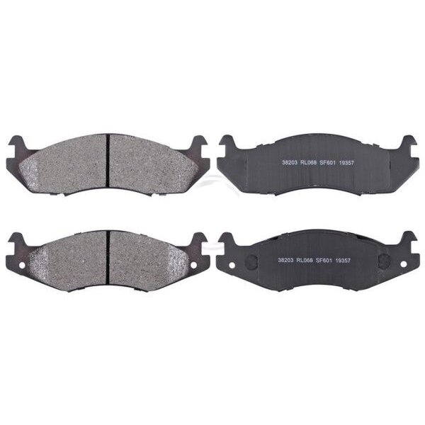 Brake pad set without wear sensor 15.5 mm A.B.S. for JEEP CHEROKEE and others