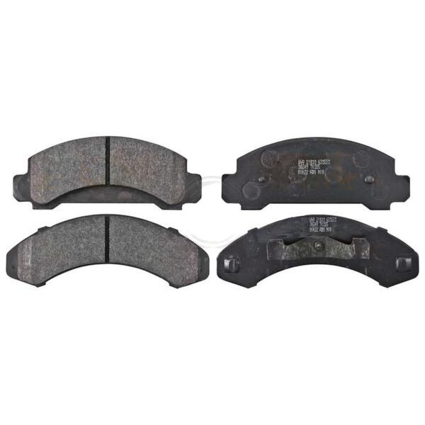 Brake pad set without integrated wear sensor 15 mm A.B.S. for FORD and others