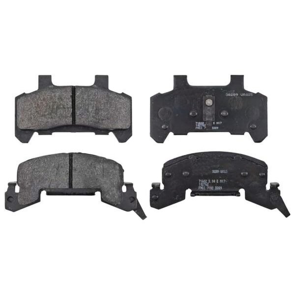 Brake pad set with wear warning 16 mm A.B.S. for CHEVROLET BERETTA and others