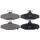 Brake pad set with wear warning 15.2 mm A.B.S. for SSANGYONG KORANDO and others